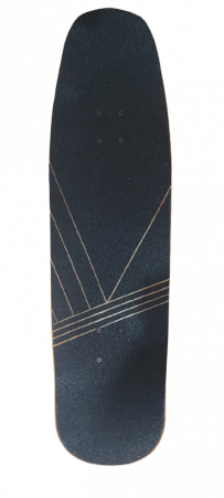Premium 9,25" Walnut Old School Skateboard Cruiser Complete